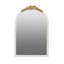 Miroir mural 23,8 x 35,9 po - Miroir arqué de style antique vieilli pour le salon ou l'entrée d'une chambre à coucher