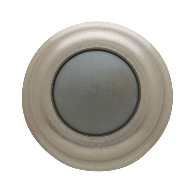 Brass Wall/Handle Bumper, Satin Nickel
