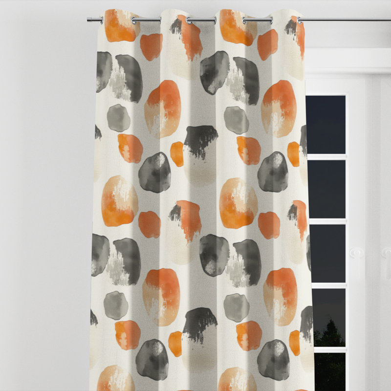 Rideaux de fenêtre Modern, L 52 po x L 63 po, Œillets argentés