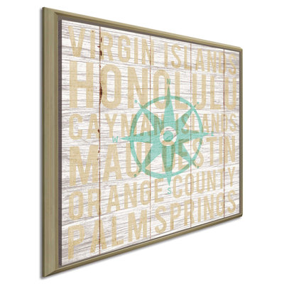 «Bon Voyage Compass», art textuel