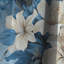 Motif tropical azure azur - Rideau floral - Rideau occultant floral - 1 panneau-107545928