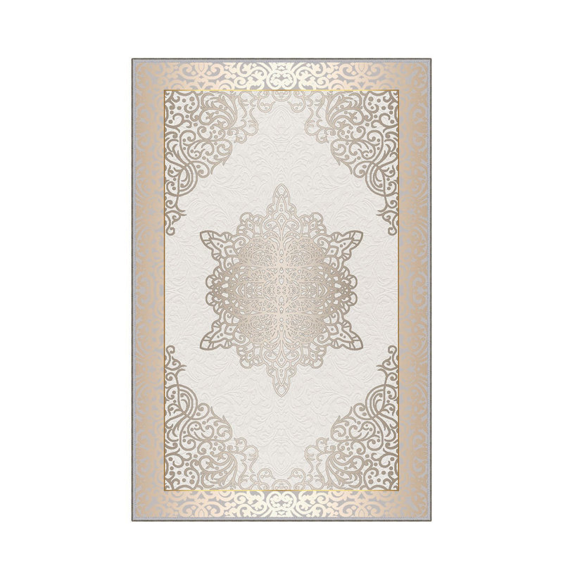 Antibacterial Hall Carpet, 39.4 x 59.1 inches | 100% Polyester, 0.4 in Pile Height, Non-Slip PVC Felt Dot Underside | Machine Washable, 3D Digital Printing, Durable & Stylish for Modern Home Décor