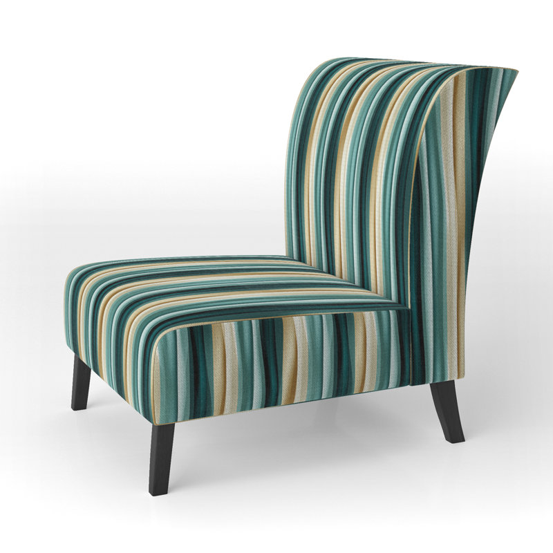 Fauteuil de chambre Serene Stripes - Rembourré