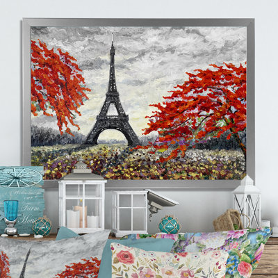 " Paris Eiffel Tower In Beaufitul Summer V "