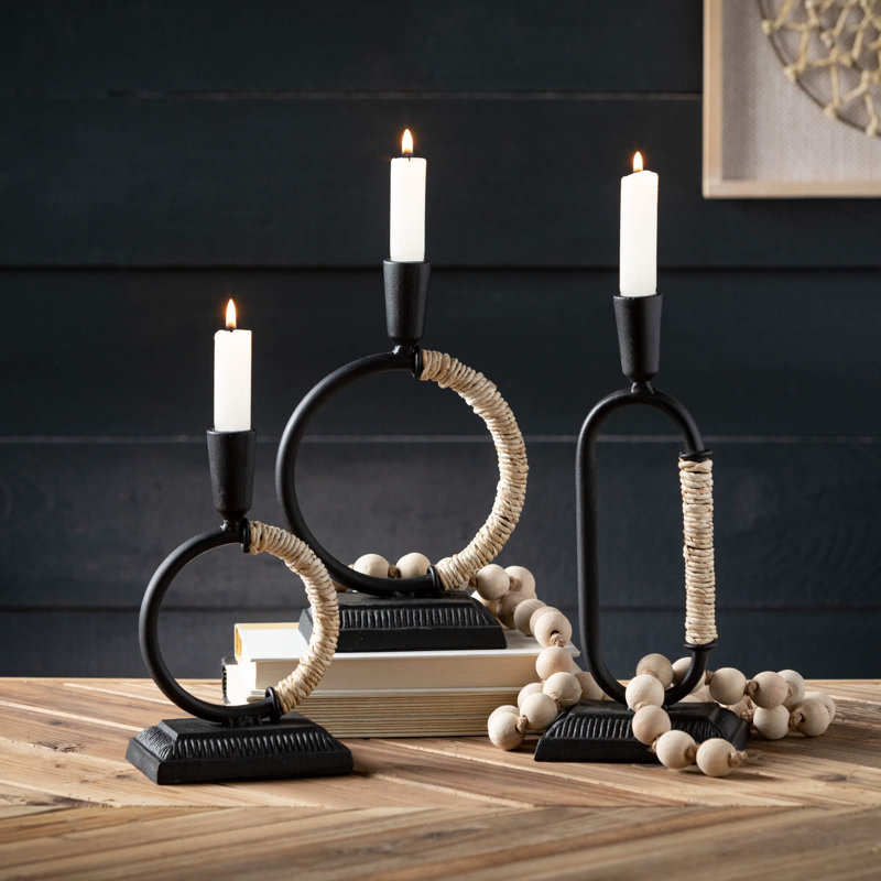 Metal Tabletop Candlestick