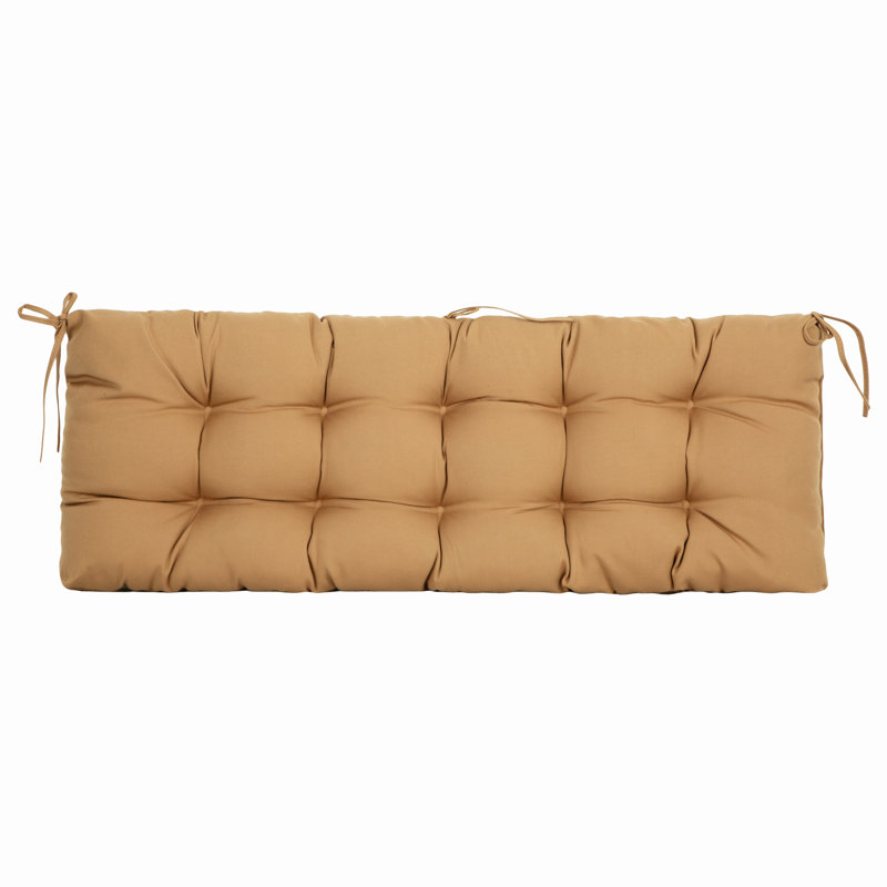Cassella Outdoor 4'' Bench Seat Cushion, Light Brown