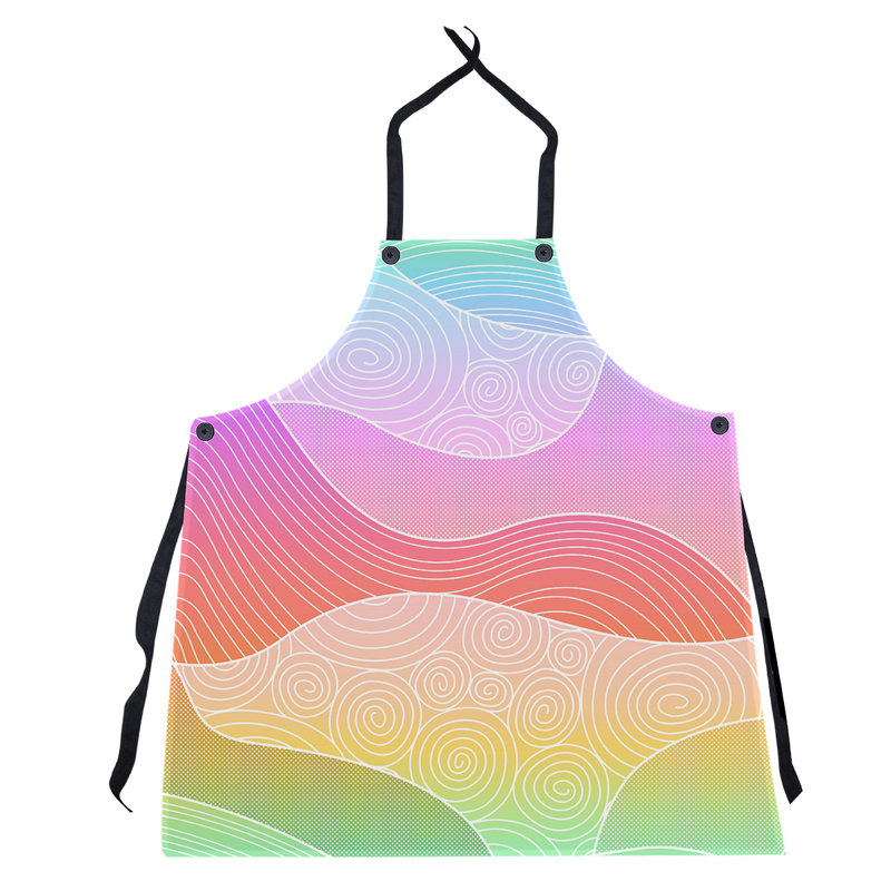 Bib Apron, Pastel Rainbow