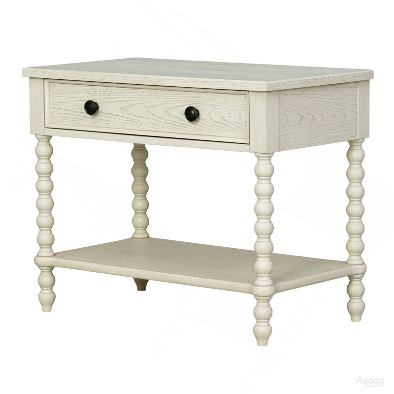 Large Nightstand, Antique Cream