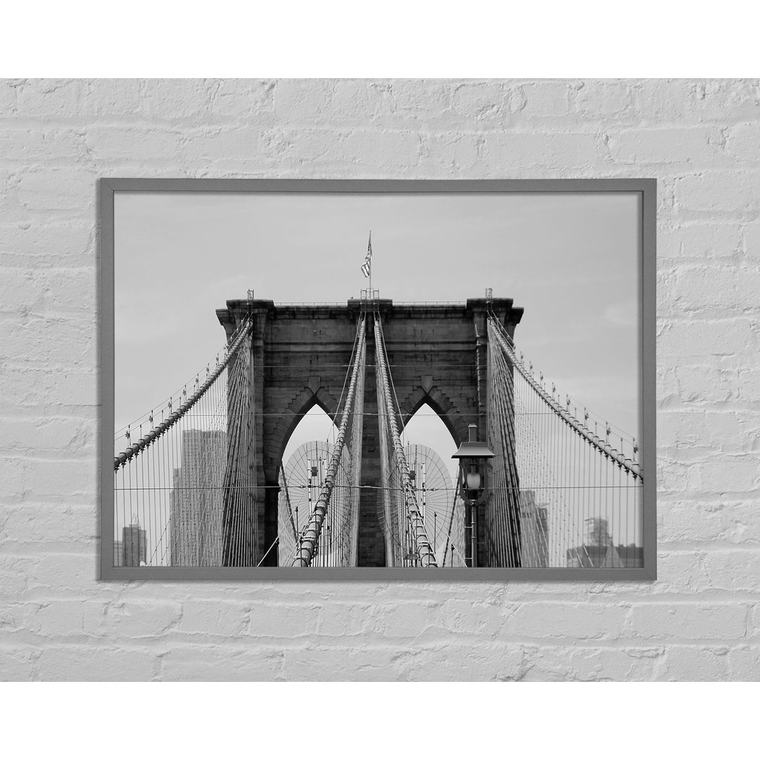 Arfon Struktur der Brooklyn Bridge 2 - Druck