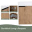 Armoire de salle de bain simple 18 po avec comptoir en céramique, petit meuble-lavabo mural avec porte à fermeture en douceur