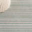 Martha Stewart 412 Cotton Striped Rug in Green/Ivory-73725281