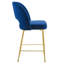 Tabouret de comptoir en velours gris anthracite Rouse Performance-1686687537-1686944930-1686944932