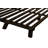 Structure de futon double de 75 po de largeur, matelas non inclus