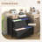 Metal frame File Cabinet with 2 Drawers and Keys
