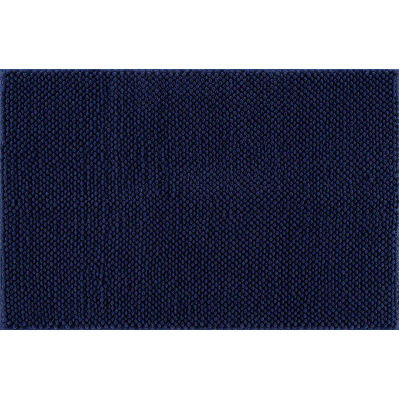 Efrin Microfiber Bath Mat, 24" W x 36" L, Blue