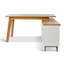 Bureau d'écriture en L 55,12 po avec armoire de rangement-1784301284