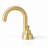 4" Centerset High Arc Dual Handle Bathroom Faucet, Lead-free Brass Vanity Sink Faucet With Supply Lines (drain Not Included) - Brushed Gold