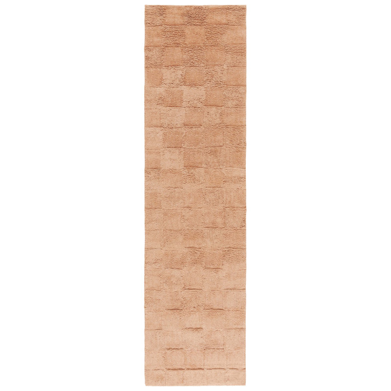 Dennisha Handtufted Recycled Cotton Machine Washable Solid Color Rug, Runner 2'3" x 9'