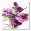 Roses foncées - horloge murale traditionnelle-1230261656