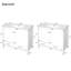 Meuble-lavabo 72 po avec lavabo en céramique, portes à fermeture en douceur, tablettes de rangement doubles et tiroir divisé - Armoire de salle de bain moderne avec beaucoup de rangement-2043632