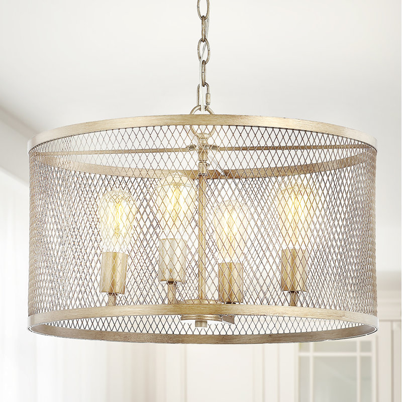 Kace 4 - Light Antique Gold Pendant