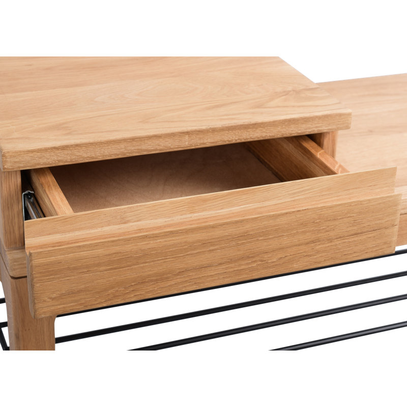 Dornfelder Solid Wood Storage Bench
