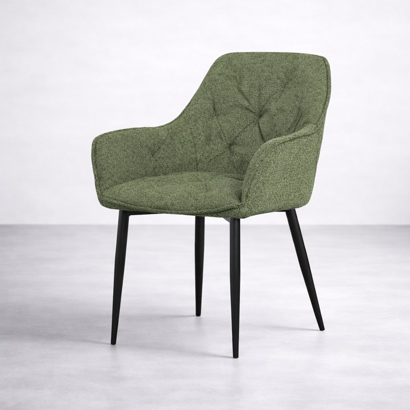 Chaise Eastman en tissu, vert, Vert