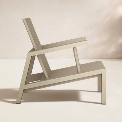 Louvinia Teak Outdoor Lounge Chair