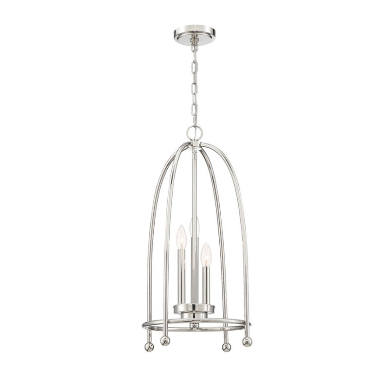 Allman 14" Pendant, Polished Nickel