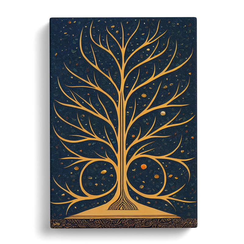 Tree Indian - Wrapped Canvas, 60cm H x 40cm W x 3cm D