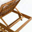 Chaise longue en bois d'acacia avec 4 positions d'inclinaison et coussin résistant à l'eau-869207422