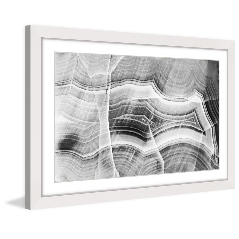 « esna schist », reproduction d’art encadrée, H 12 po x l 18 po x P 1,5 po