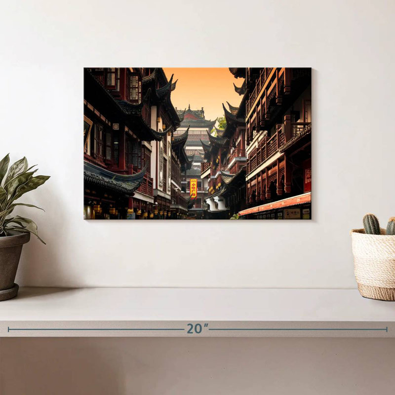 Ravi Architecture In Yuyuan Garden, 8" H x 12" W