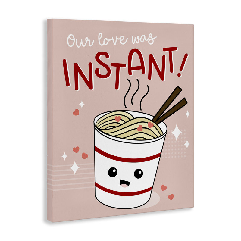 «Love Was Instant Noodles» par Anna Quach, H 40 po x l 30 po