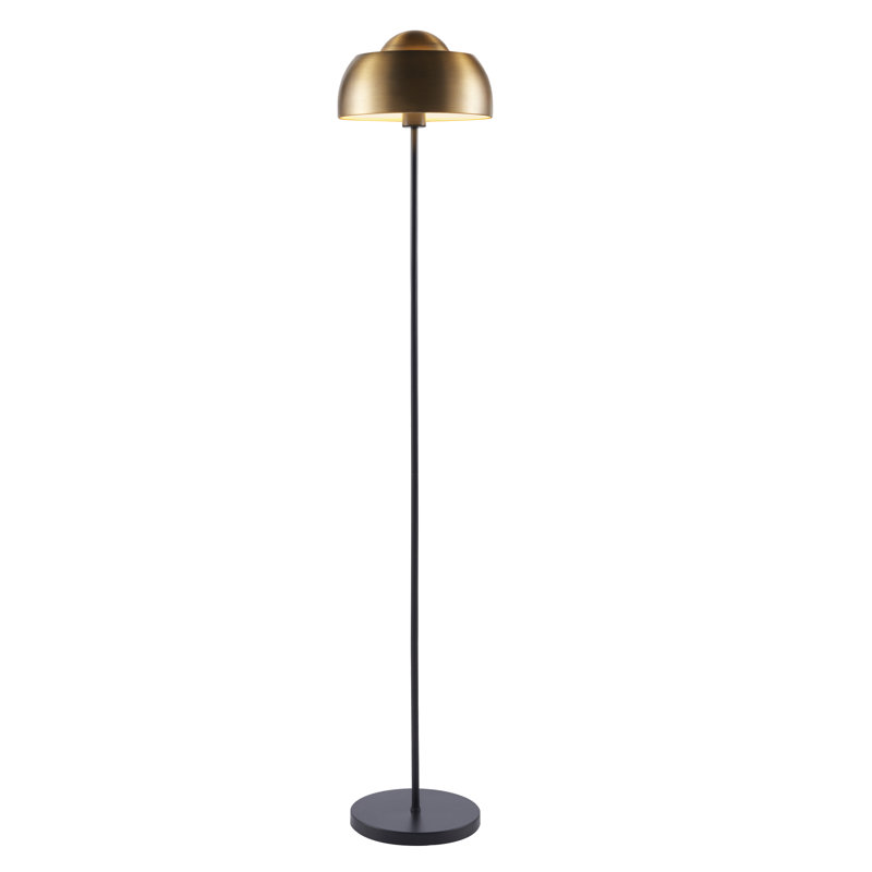 Deitz 63'' Satin Black Traditional Floor Lamp