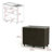 Utility Sink Cabinet, Burwood, Black, Width X 39.3