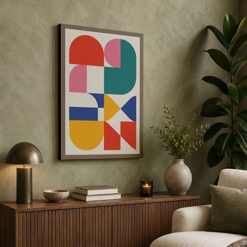 Print, 24x16 - 61.0 x 40.6 cm, Teal Border