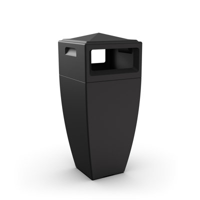 Kobi Resin Manual Lift Kitchen Trash Can - 24 Gallons