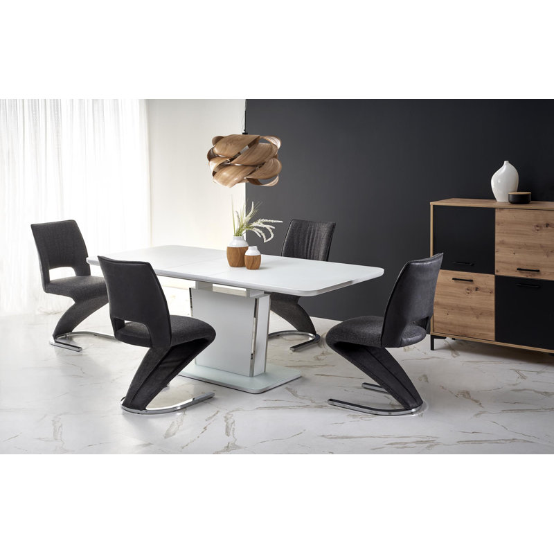 Agah Metal Base Dining Table