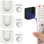 3 pièces de support de télécommande magnétique pour organisateur de télévision, ventilateur, climatiseur