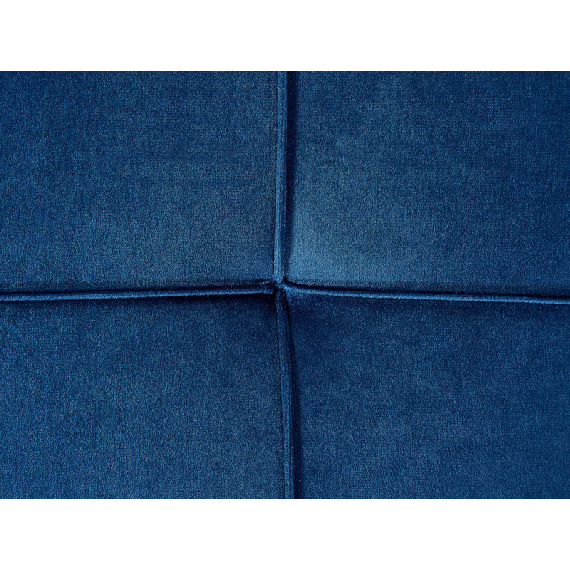 Lisco Velvet Chaise Lounge, Blue