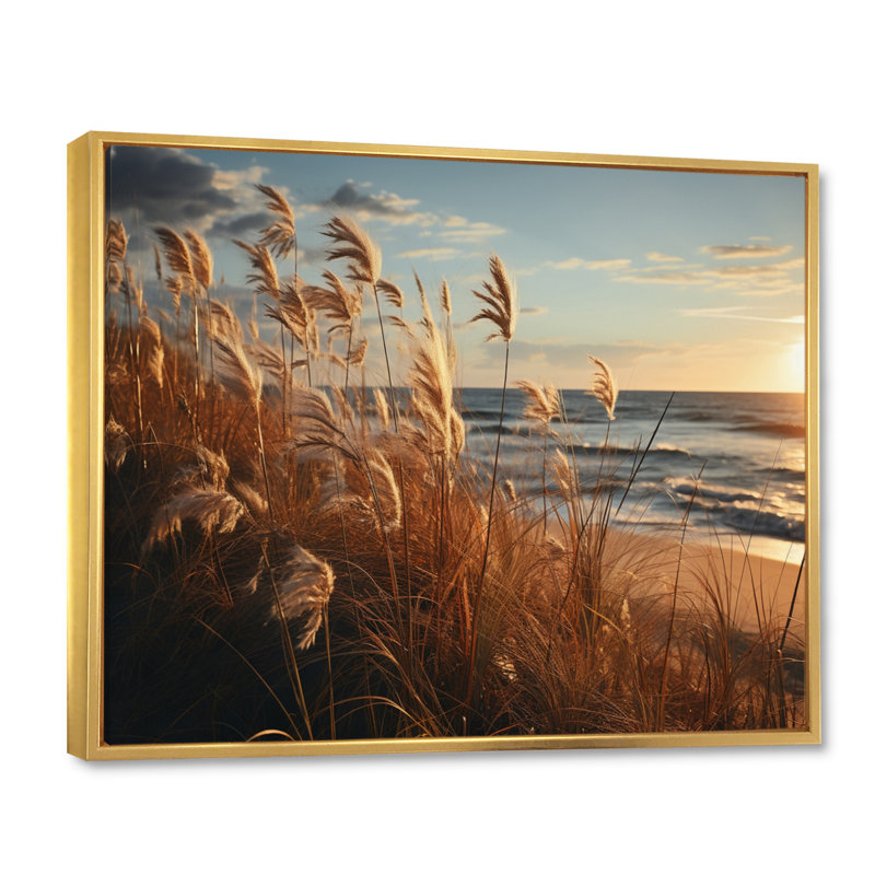 Plage, plage, sable, Sunkissed Sands I - Nautique et plage, art mural, salon, H 34 po x l 44 po x P 1,5 po