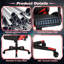 Wade Logan Adjustable Headrest and Reclining PC & Racing Game Chair-1019163633