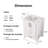 24'' Modern White Free standing Single Bathroom Vanity with Ceramic Top