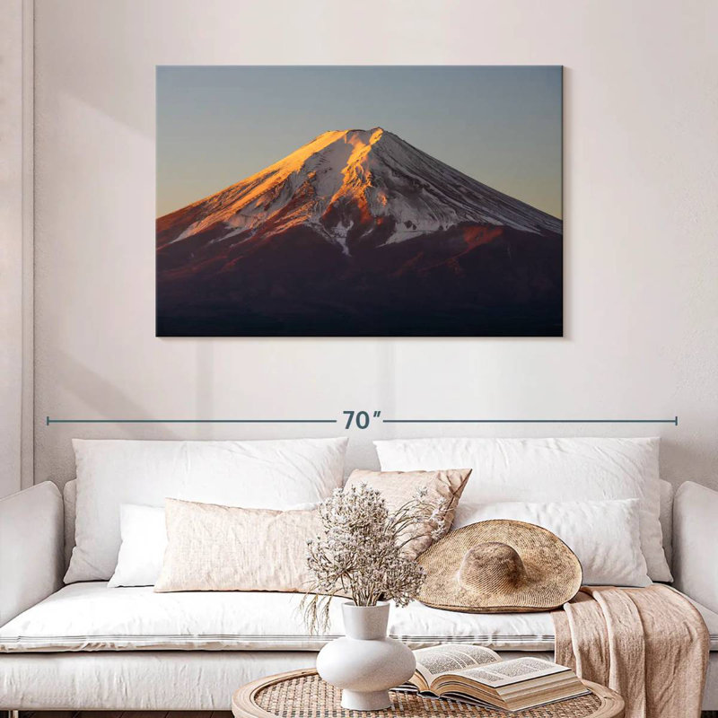 Alvord Mt Fuji Sunrise, H 30 po x l 45 po