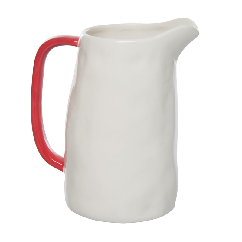 Pichet de Noël en céramique Beary blanc 47 oz