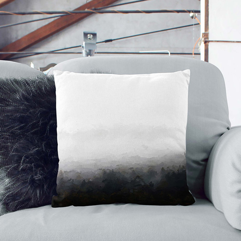 Pine Forest in Italy Cushion with Filling, 55cm H x 55cm W x 20cm D