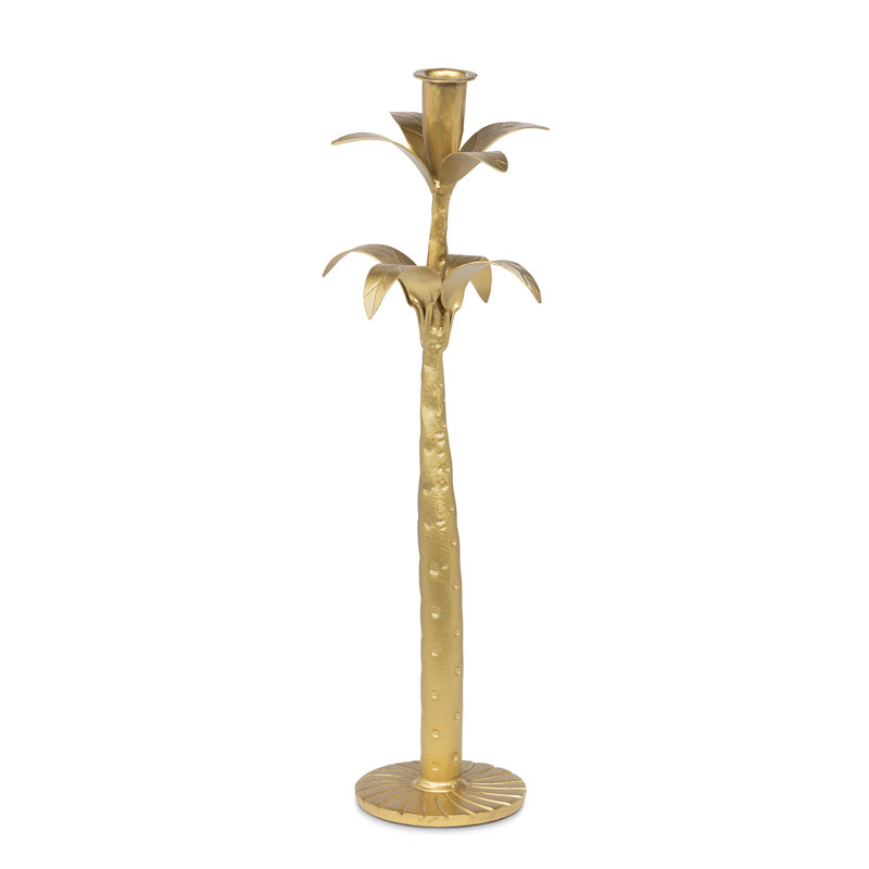 Palm Candle Holder, Medium, Medium