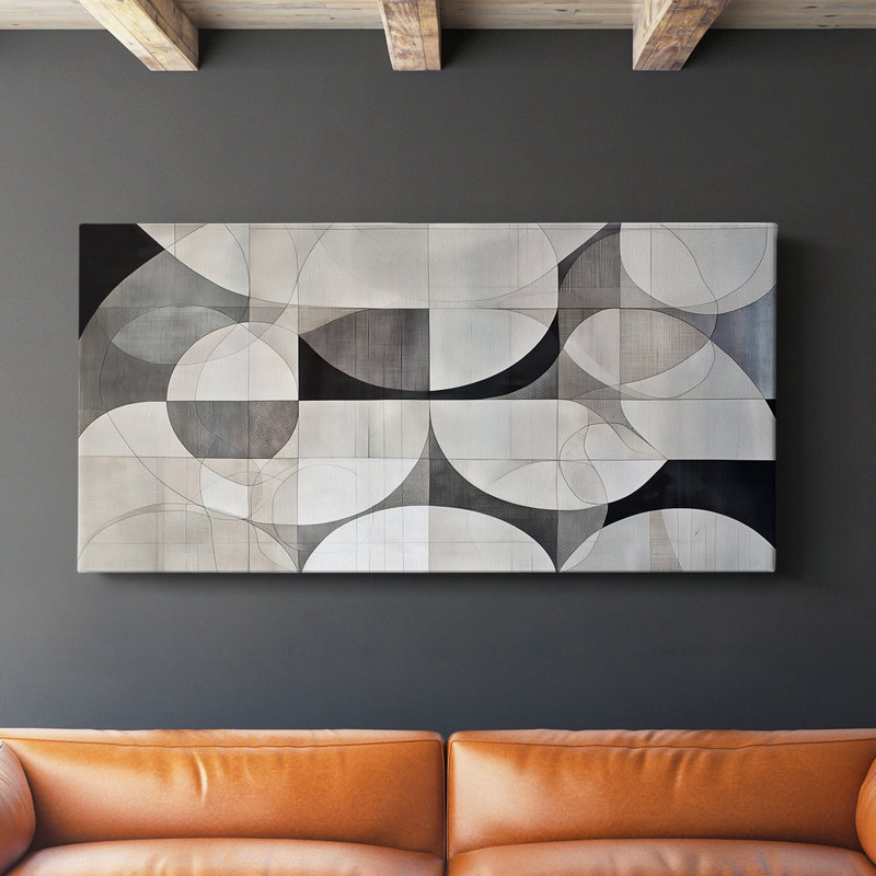 Abstract Series 1 #XIX-Gallery Wrapped Canvas, 20" H x 40" W