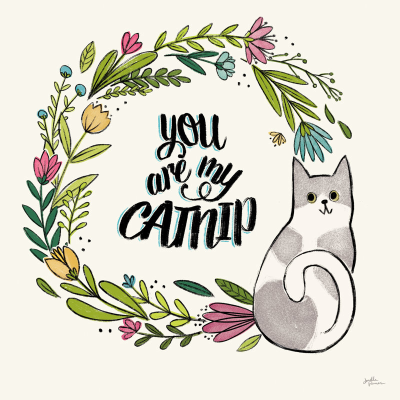 Purrfect Garden VI, H 30 po x l 30 po x P 1,25 po